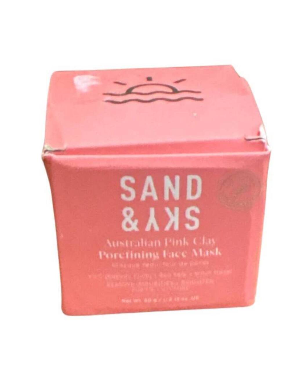 Sand & Sky Australian Pink Clay Porefining Face Mask 60g 2.1 oz New
